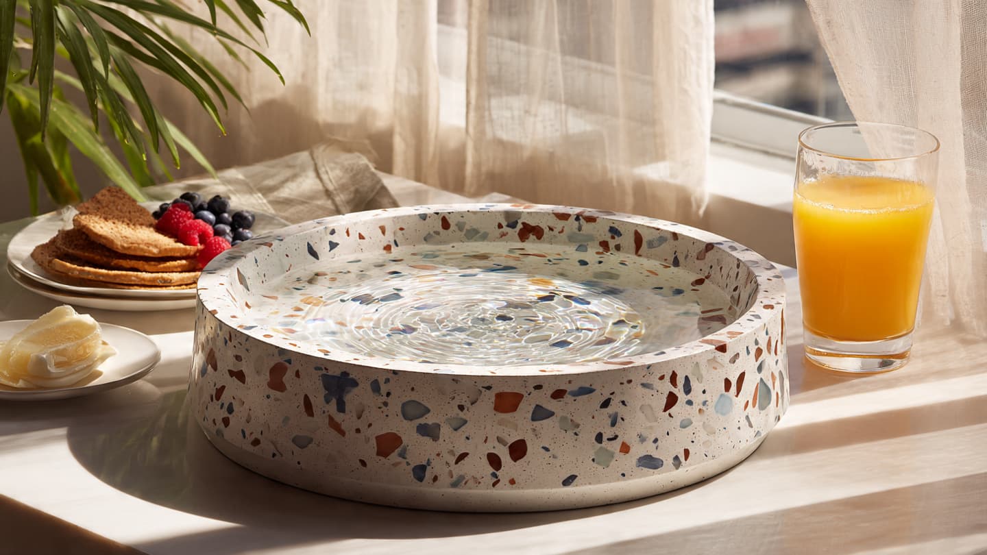 Terrazzo Sunrise Bowl
