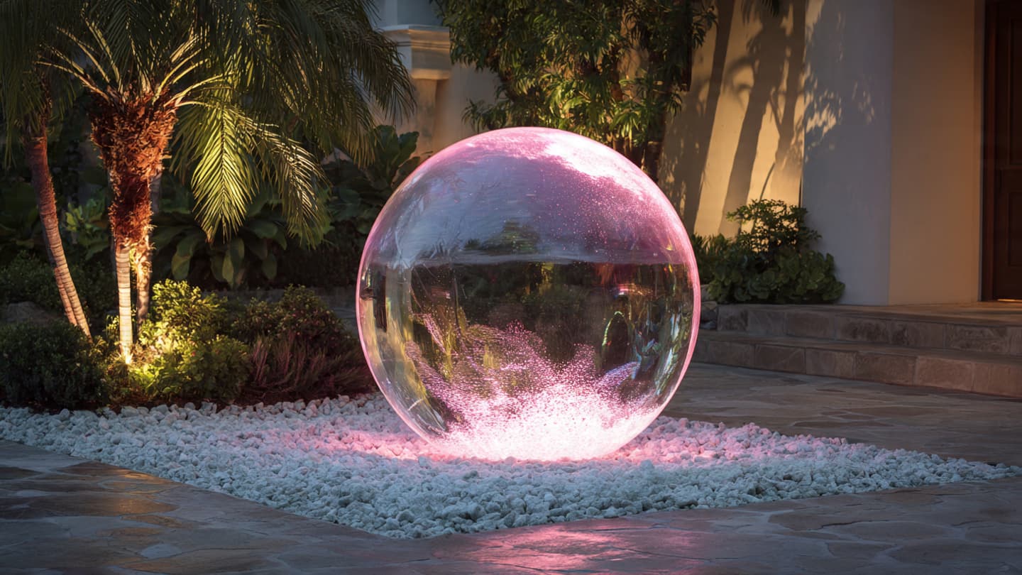 Luminous Glass Orb
