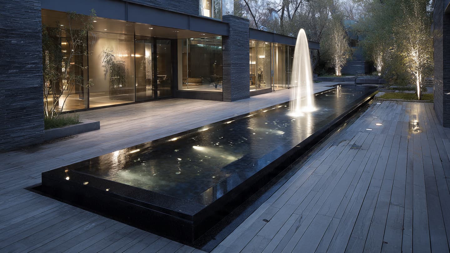 Midnight Reflecting Pool