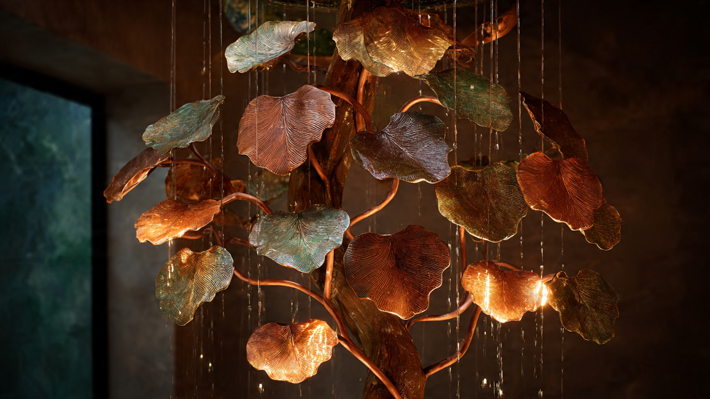 Copper Leaf Cascade